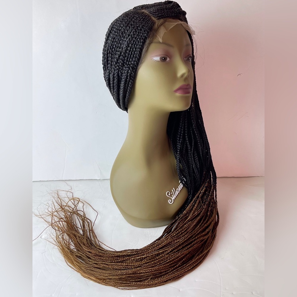 Box Braids Cornrow Lacefront Wig